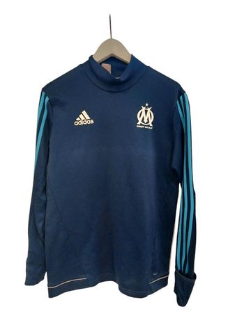Sweat-shirt maillot d'entraînement manches longues Adidas Olympic de Marseille