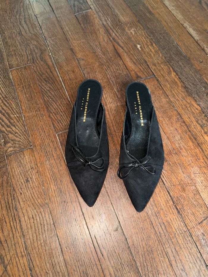 Mules en daim Robert clergerie  Taille 36 - photo numéro 2