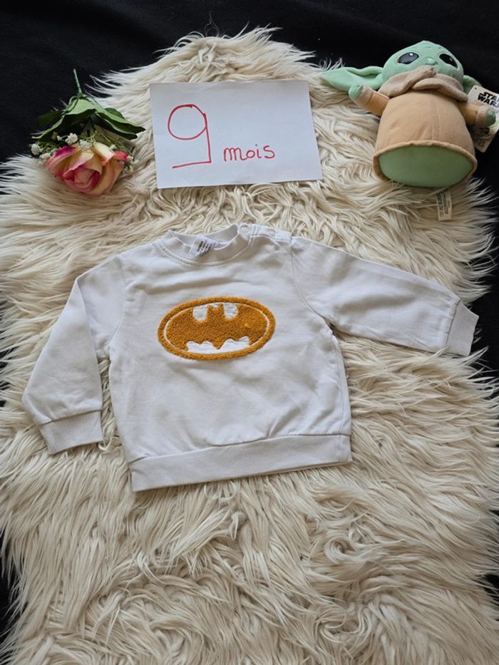 Pull batman blanc