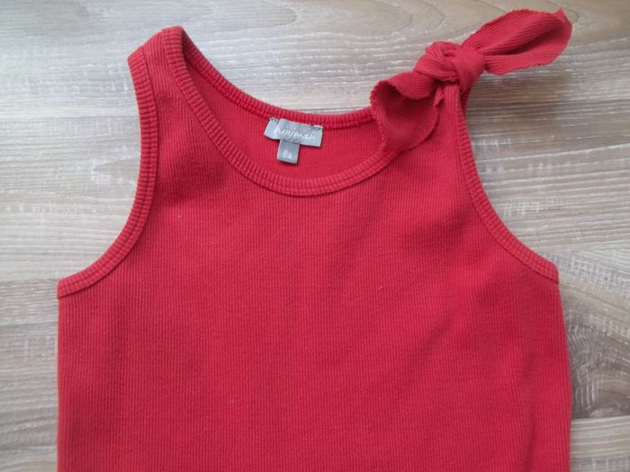 Robe jersey côtelé rouge Miniman 8 ans - photo numéro 2