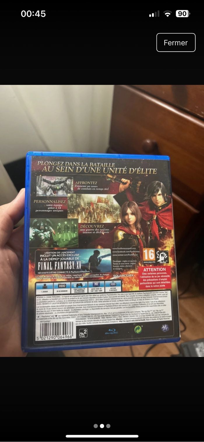 Final fantasy type zéro ps4 - photo numéro 2