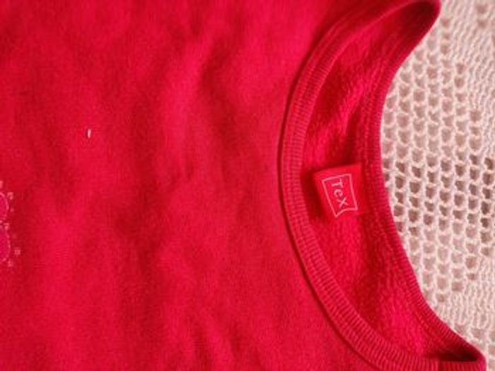 Sweat rouge tex 6 ans - photo numéro 3