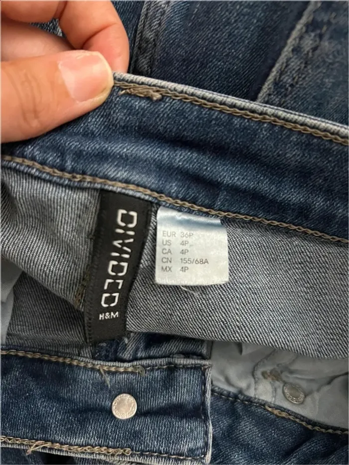 Jean skinny destroy bleu brut Divided by H&M - photo numéro 3