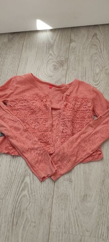 Gilet 6 ans corail