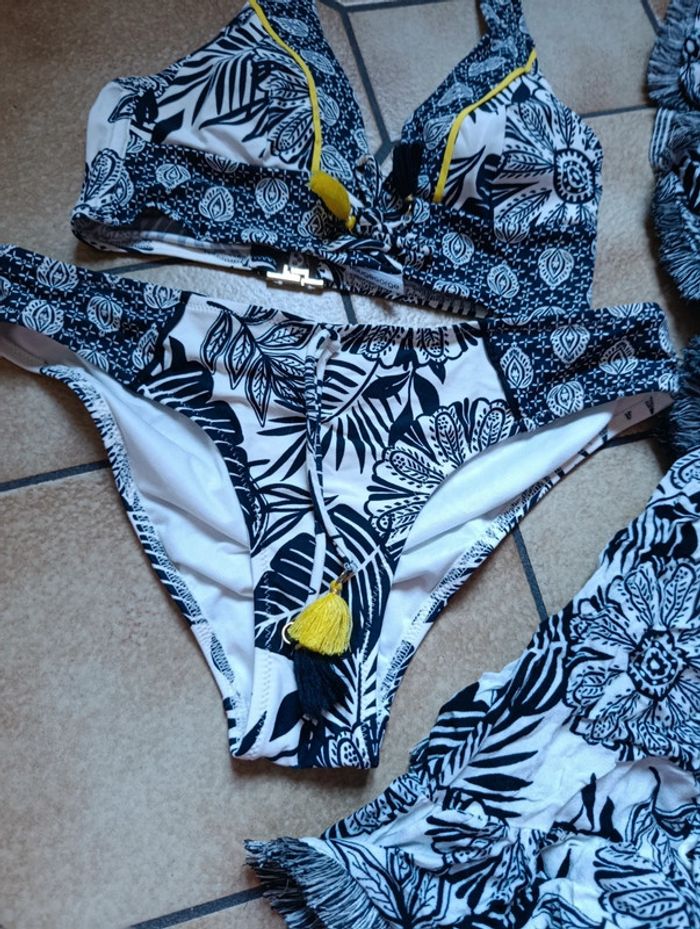 Ensemble bain rouge gorge - photo numéro 2