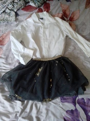 Ensemble fille 6 ans jupe et chemise
