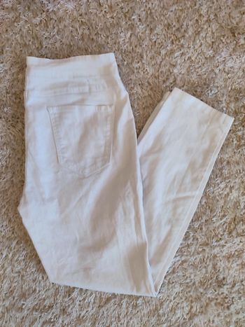 Pantalon, jeans blanc taille 38 / C&A