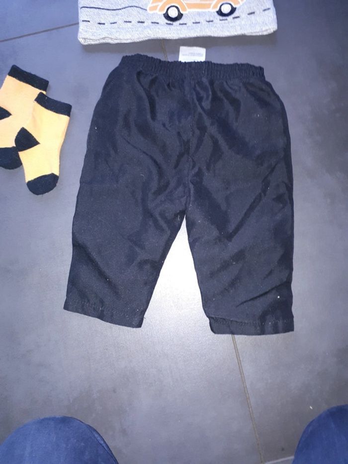 Ensemble 3 pièces sweat chaud pantalon élastiqué chaussettes 6 mois - photo numéro 8