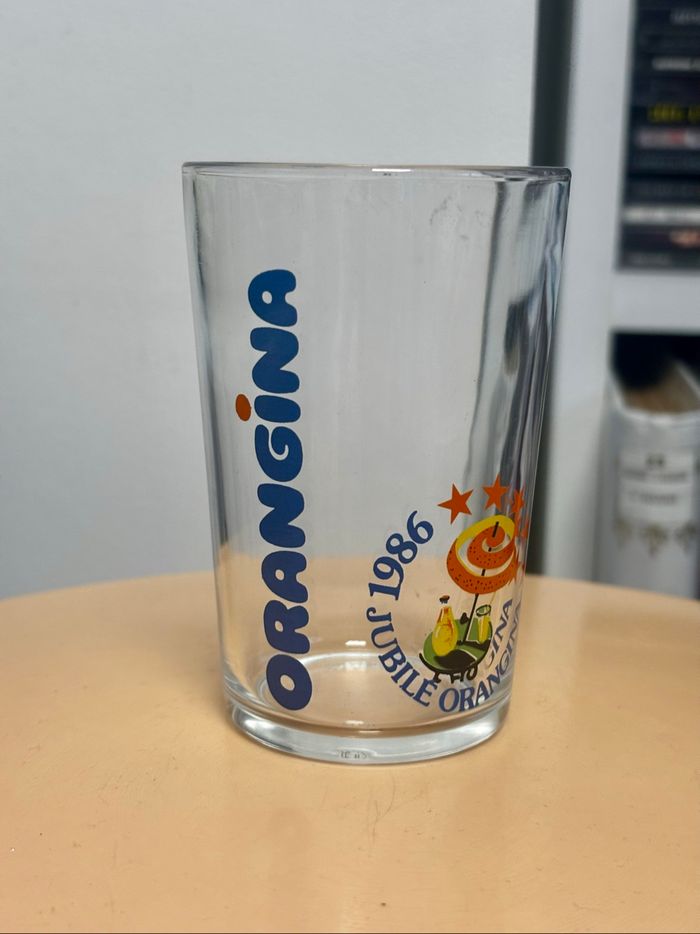 Verre orangina jubilé 1986 - photo numéro 2