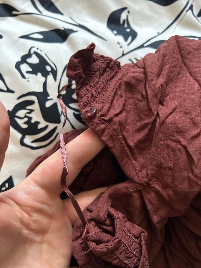 Blouse marron - photo numéro 4