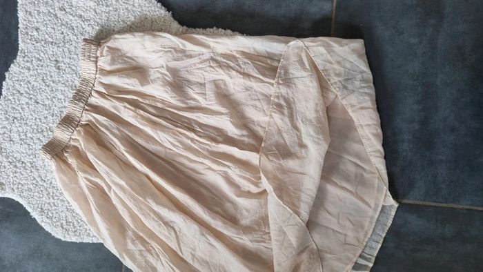 Jupe longue beige H&M Taille S doublée sympa - photo numéro 4