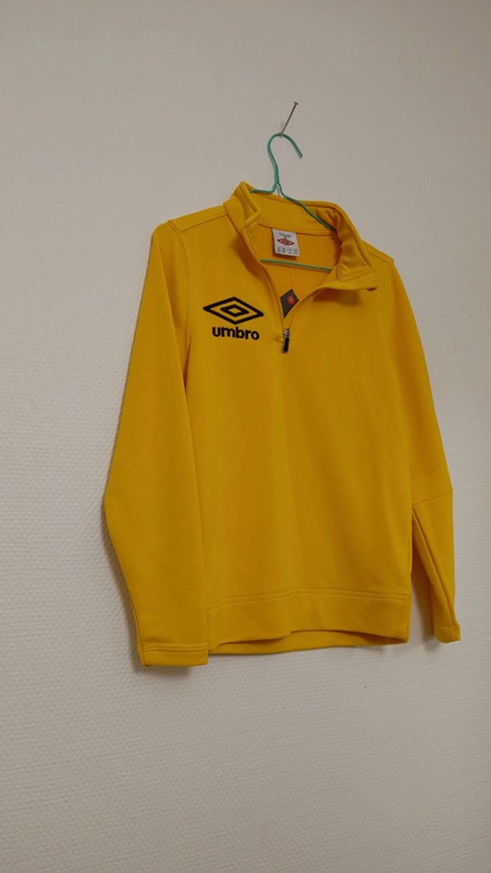 Sweat umbro pour sport foot rugby exetera taille 146 11 ans enfant - photo numéro 3