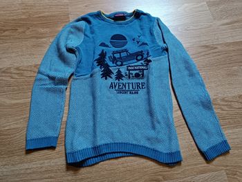 Pull bleu, sergent major, 6 ans