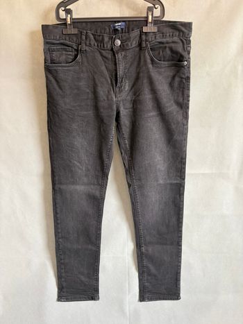 👖 Jean homme gris délavé – coupe slim 👖
