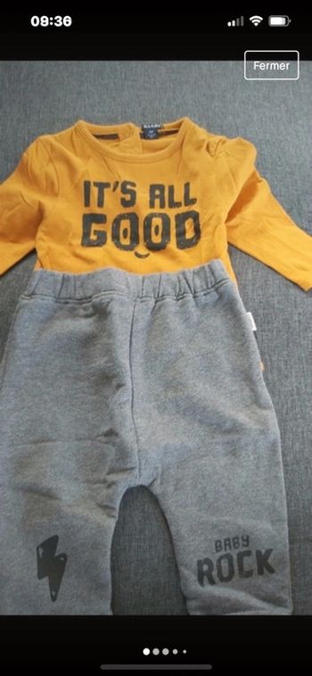 Ensemble bébé 6 mois neuf