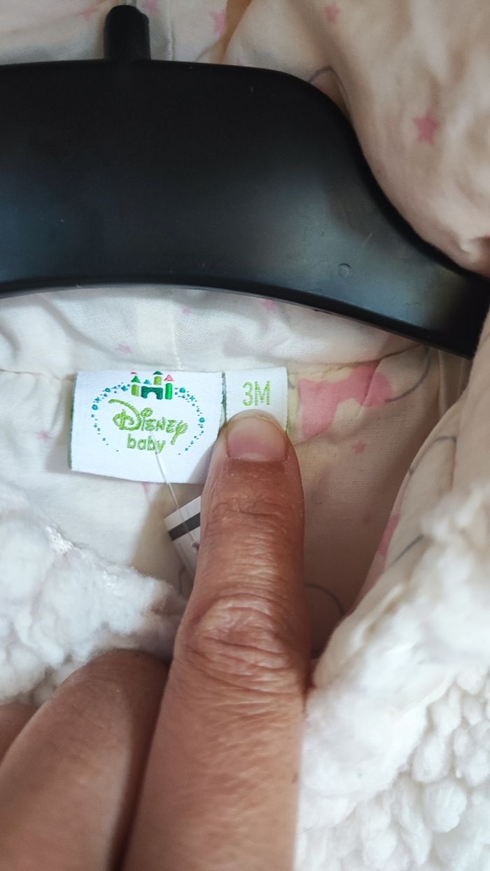 Manteau blanc Minnie 3 mois - photo numéro 5