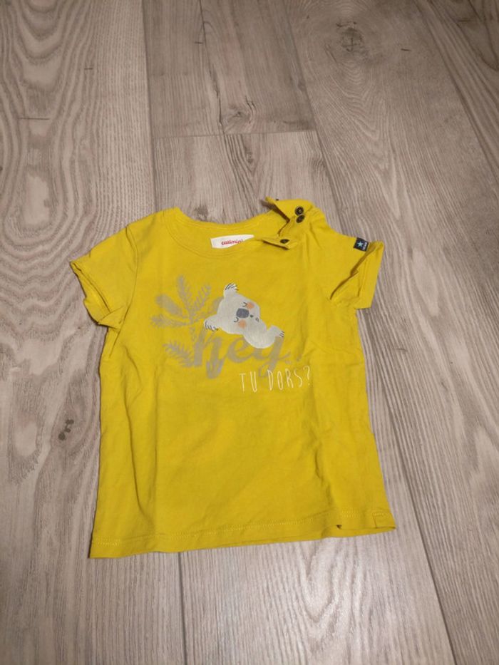 Tee-shirt manches courtes catimini taille 9 mois