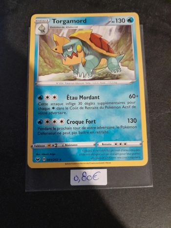 Carte Pokémon Torgamord 61/202