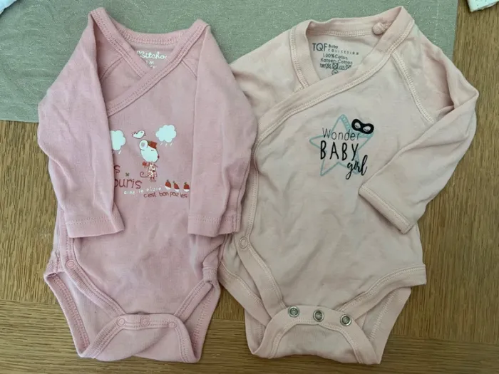 Bodys 1 mois fille