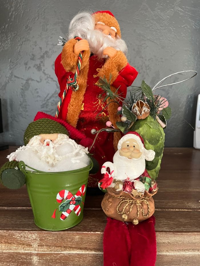 Lit de 4 décorations de Noël - photo numéro 5