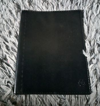 Protège cahier noir