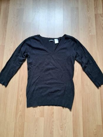 Pull fin manches 3/4