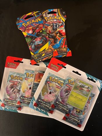 2 tri pack ev9 - 2 boosters me1