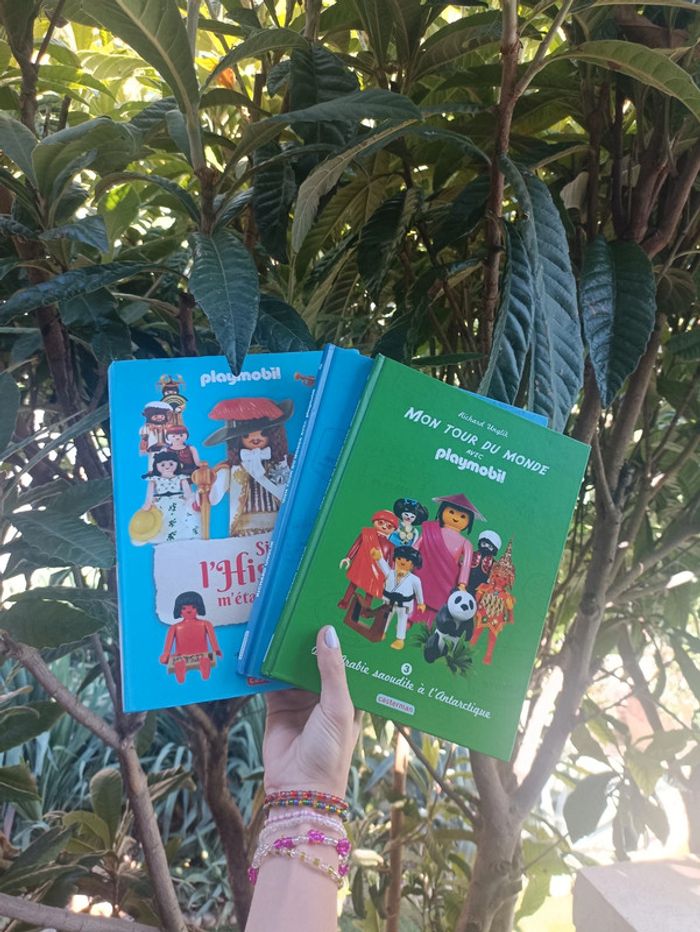 Lot de 3 livres playmobil en superbe état !
