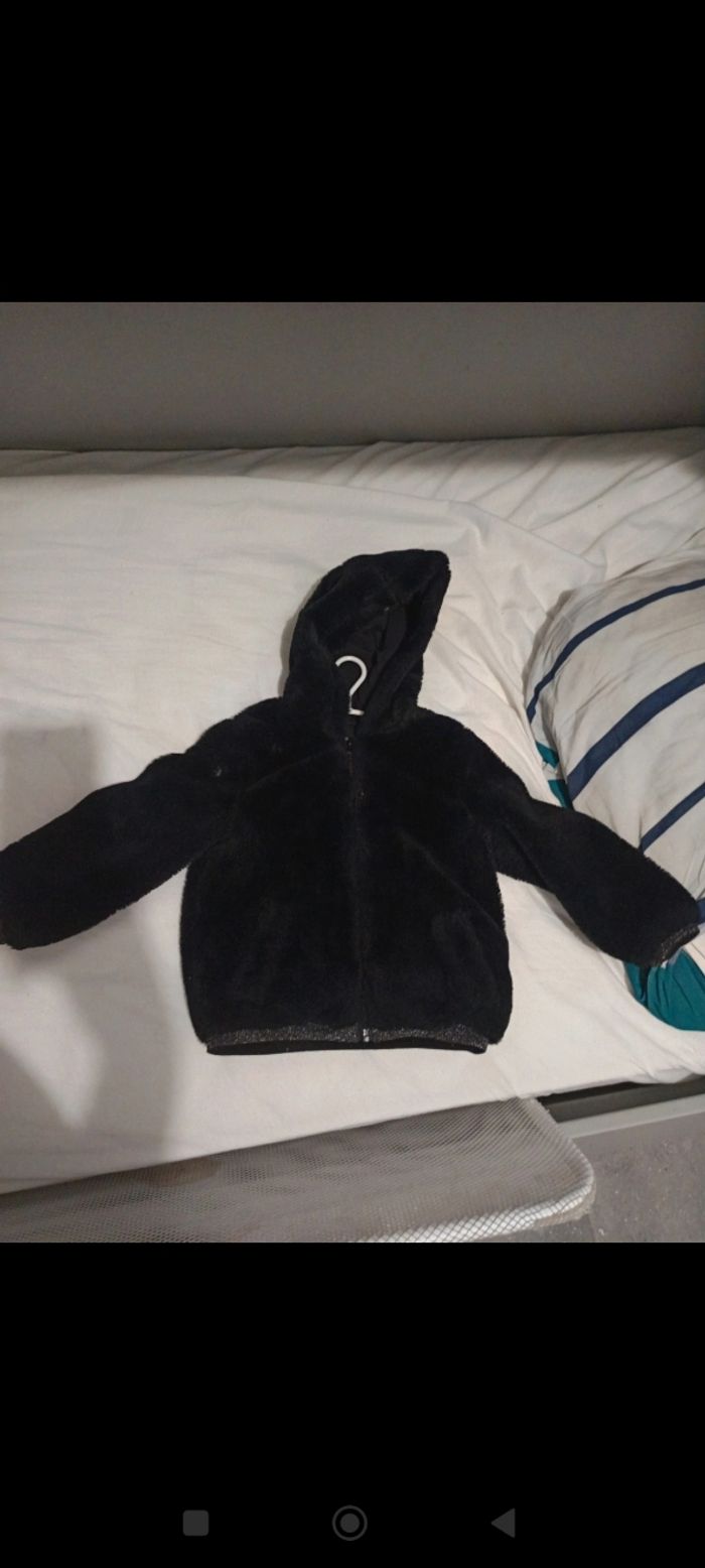 Manteau fille noir