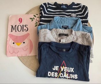 Lot de 4 vêtement bébé garçons