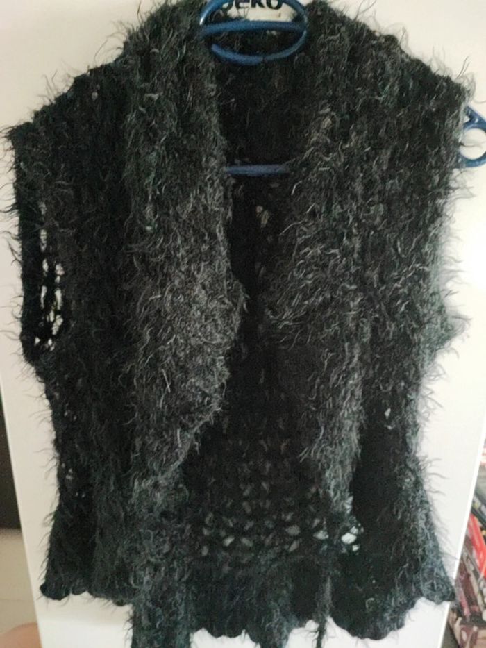 Gilet plume alexandr'o taille S/M NOIR