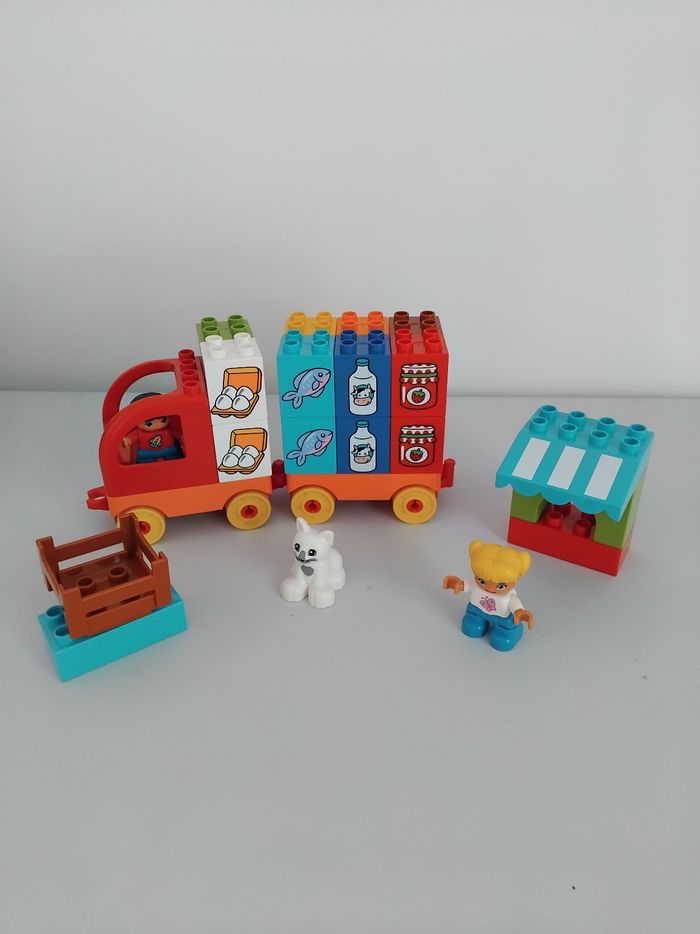 🥦 DUPLO BRIQUES et CAMION Marché 10818 Complet - photo numéro 4