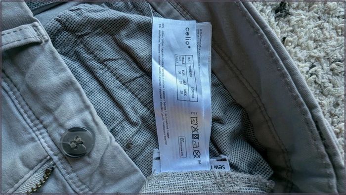Pantalon Celio taille 38 homme gris clair - photo numéro 5