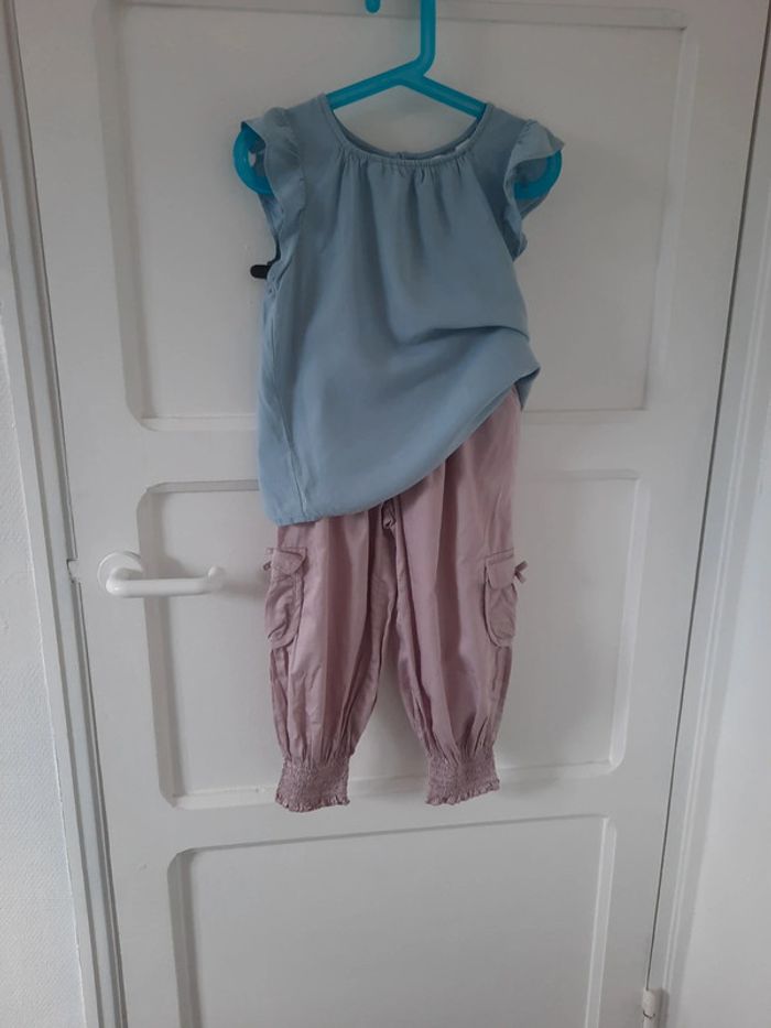 Ensemble blouse+sarouel 7 ans