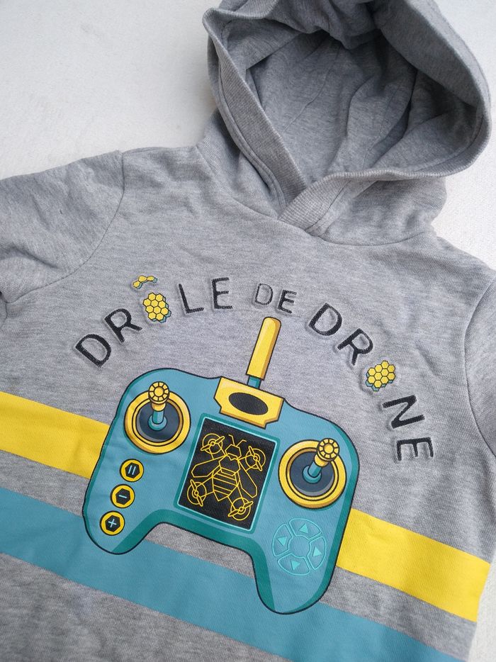 Sweat à capuche garçon Sergent Major 5 ans - photo numéro 4