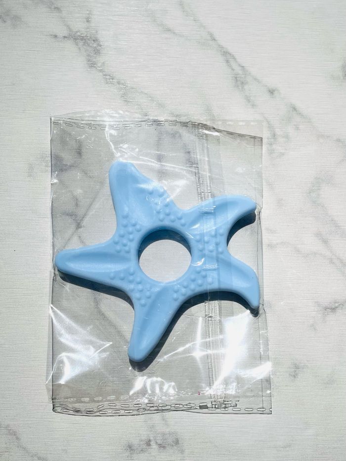 Anneaux de dentition bébé silicone étoile 🌟 - photo numéro 4