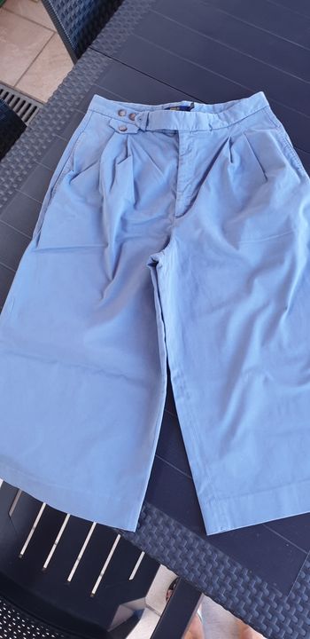 Pantacourt bleu Ralph Lauren