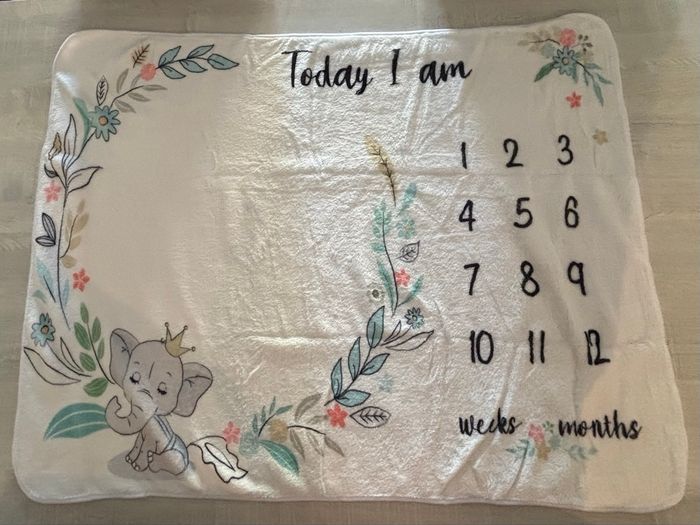 Tapis/Couverture photo bébé