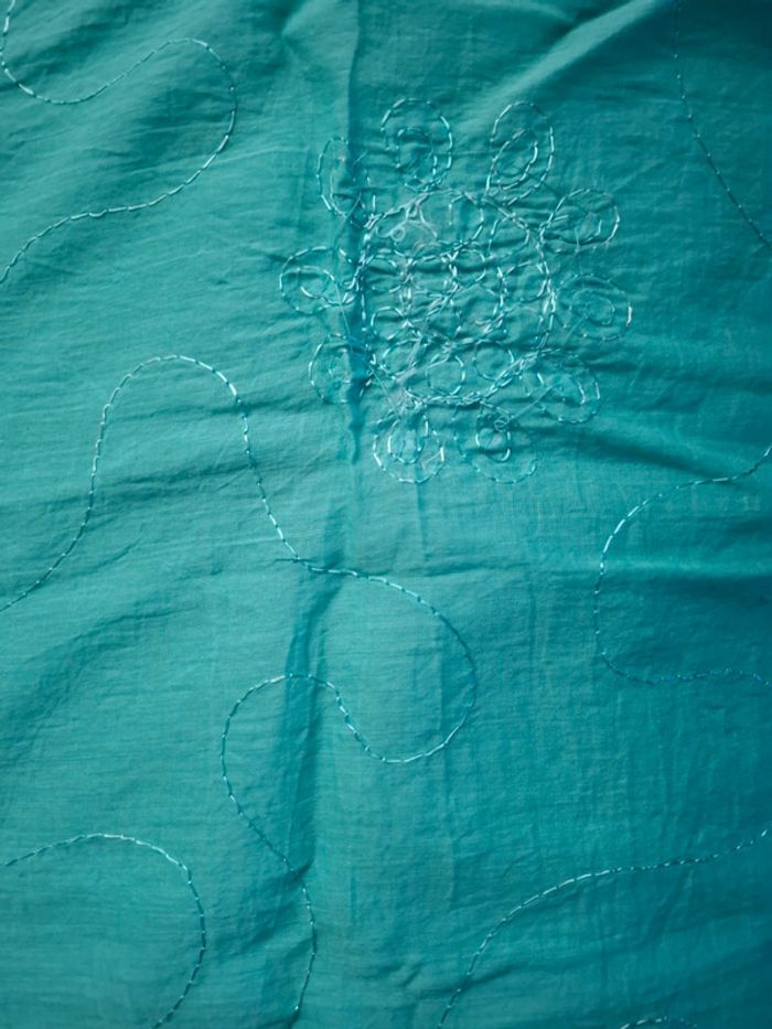 Paréo bleu turquoiseNeuf - photo numéro 2