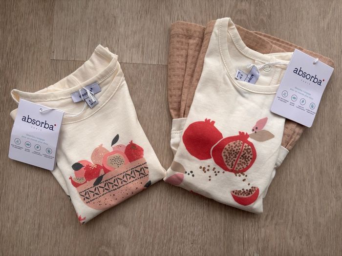 Lot ABSORBA Neuf : Robe et Tee-shirt 6 mois / 68 cm - photo numéro 9