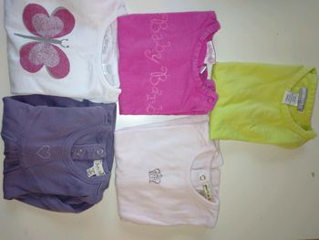 Lot de 5 tee-shirt 12 mois