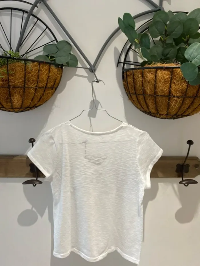 T-shirt blanc Taille M - photo numéro 3