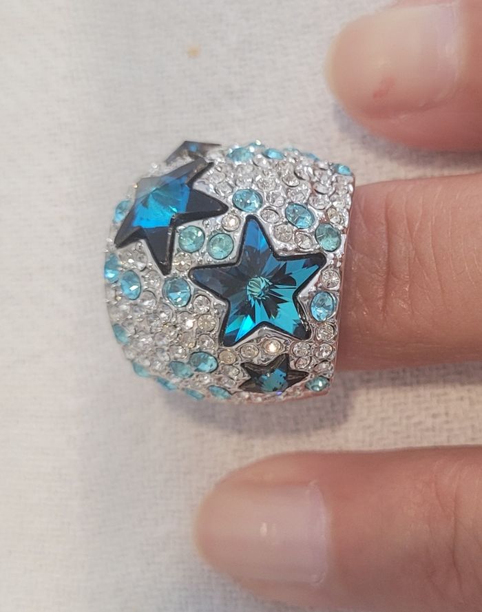 Bague avec cristaux swarovski - photo numéro 4