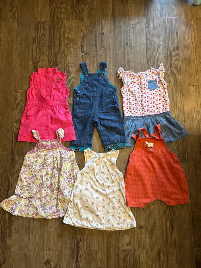 Lot robes et combinaison 18 mois