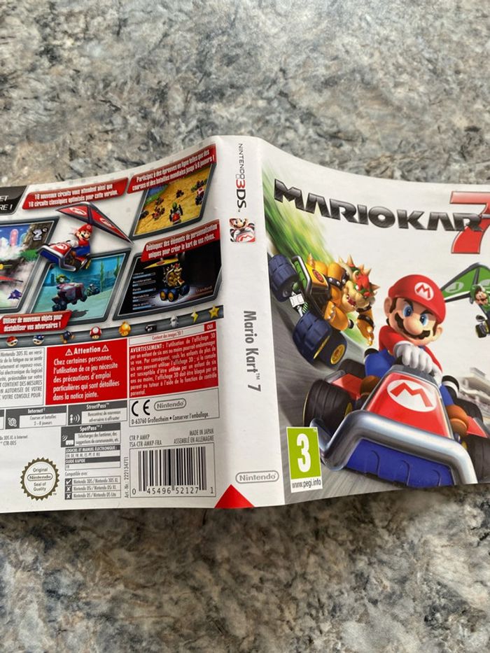 Jaquette Mario kart 7 3ds