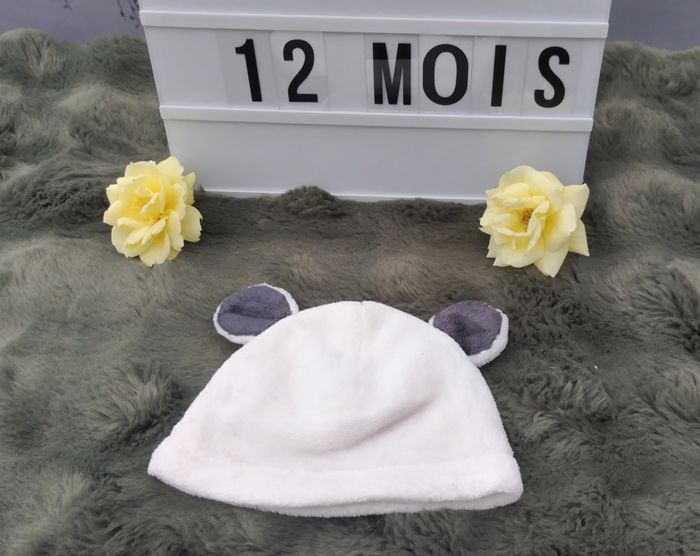 Bonnet polaire tout doux 12 mois