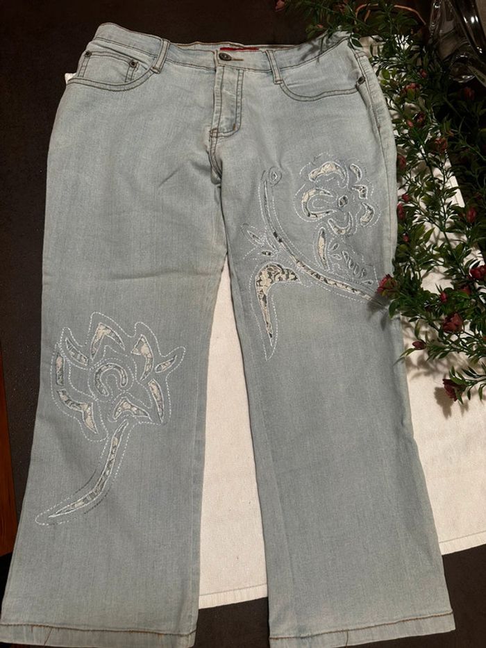 👖 Pantacourt bleu clair – Marque Budy – Taille M 🩵