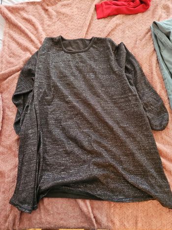 Robe pull a paillette