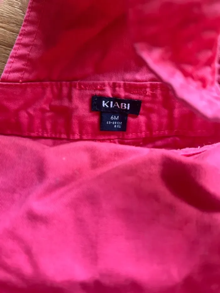 Robe fushia 6 mois Kiabi - photo numéro 2