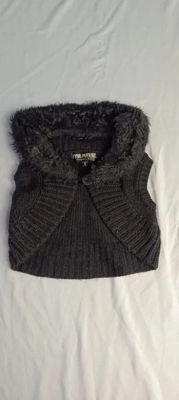Enfant 108- gilet, 5 ans, vynil fraise